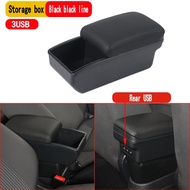 Car Nissan NV200 Armrest Box central content store Center Console Organizer Storage Case Elbow suppo