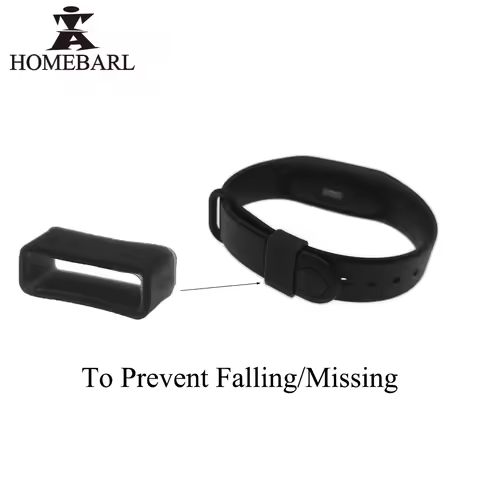 Anti Fall Missing Silicone Button Protector Case Ring For Xiaomi Mi Band 2 3 For Fitbit Alta HR Flex
