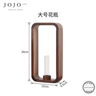 Retro Zen Wooden Hydroponics Planter Living Room Decorative Ornaments Flower Vase JOJOS L PD.Gocha C
