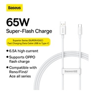 Baseus Type c Super VOOC Baseus Super Dart 6.5A 65W type c Data Cable