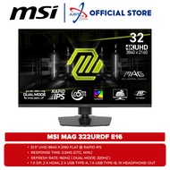 MSI MAG 322URDF E16 32" GAMING MONITOR ( 32" RAPID IPS 4K UHD / 0.5MS / 320HZ / ADAPTIVE-SYNC / HD M