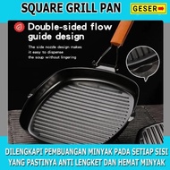 Folding Grill Pan 20 Cm Teflon Bbq Pan Multipurpose Satay Grill Pan Square Folding Grill 20Cm Grill 
