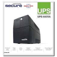 SECURE UPS 650VA, 1000VA, 1500VA, 2000VA Uninterruptible Power Supply 6 power sockets with AVR Boost