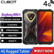 NEW Cubot KingKong MINI 4 Rugged Phone 4.7” Mini Mobile Phones 6GB RAM 128GB ROM 4700mAh 48MP 4G Sma