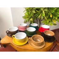 [Wholesale - logo printed] Ceramic Cup and Cup Set for Coffee, Cappuccino, Expresso 200ml Bat Trang 