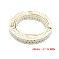 HT-100pcs 100nF X7R Error 10% 50V 0805 0.1UF 104 SMD Thick Film Chip Multilayer Ceramic Capacitor