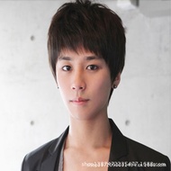 rambut palsu 假發片 Korean Version Wig Boy Wig Men Handsome Student Wig Men Short Hair Men Wig COS Men