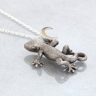 守宮銀飾墜鍊 / 925 純銀