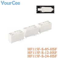 HF115F HF115F-S High Power Relay HF115F-S-05-HSF HF115F-S-12-HSF HF115F-S-24-HSF HSF DC 5V 12V 24V 6