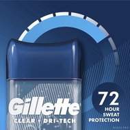 Gillette Clear Gel Cool Wave Scent Antiperspirant and Deodorant Formula 72 Hours Size 3.8 oz (107g)