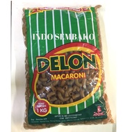 HIJAU Fried macaroni 1kg Blooming Raw macaroni/ Green macaroni/ Brown Delon macaroni macaroni/