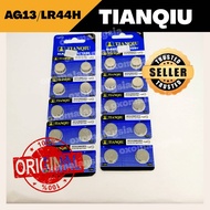 LR44 AG13 A76 SR44 G13 (10 PCS) Micro Alkaline Coin Button Cell Battery