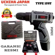 Uchiha20v Mesin Bor Baterai Cordless Besi Tembok Kayu Ori