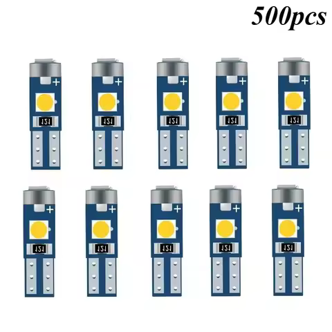 500pcs 12V canbus T5 58 74 286 W1.2W Super Bright 3030 LED 3SMD wedge LED Light Car Dashboard Instru