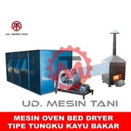 Mesin Bed Dryer Tipe Tungku Kayu Bakar / Biomasa  kapasitas 3 TON