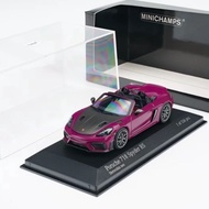 Mini Cut 1/43 Porsche Porsche 718 Spyder RS Alloy Convertible Sports Car Model