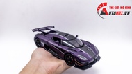 Mô hình xe ô tô Koenigsegg One:1 mở full open - đánh lái được tỉ lệ 1:24 Newao OT313