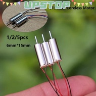 UPSTOPBO 1/2/5pcs Coreless Motor, 615 Mini 615 Tiny Hollow Cup Engine Motor, High Speed 46500 RPM-52