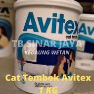 ready Cat Tembok AVITEX 1KG / CAT AVITEX KILOAN 1 KG PUTIH / AVITEX