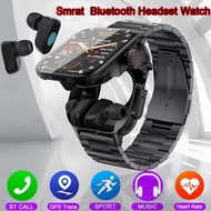 GT8 Buds 2 in 1 Smart Watch With Earbuds Smartwatch TWS Bluetooth Earphone Sport Watch For Men Women