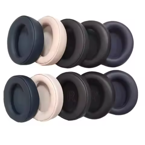 2Pcs Headphones Earmuffs Mesh Memory Covers Sponge Protein Earphone Pads For Anker Soundcore Life Q3
