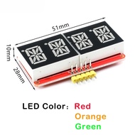 HT16K33 0.54 Inch 0.54‘’ 4 Bit Meter Digital Tube Module LED Display IIC I2C Control Meter 3.3V 5V f