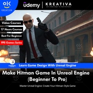 Unreal Engine FPS Video Course- Make Hit-man Game In Unreal Engine 5.3 C++ (Beginner To Pro)