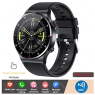 นาฬิกาสุขภาพ ECG+PPG Bluetooth Call Healthy Smart Watch Men Sports Fitness Bracelet NFC Waterproof Custom Watch Face Men SmartWatch For IOS Android