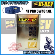 (FREE MASK)HI-REV TORQE PRO 4T 5W-40 FULLY SYNTHETIC Y15 SRL115 EX5 DASH BENELLI SYM