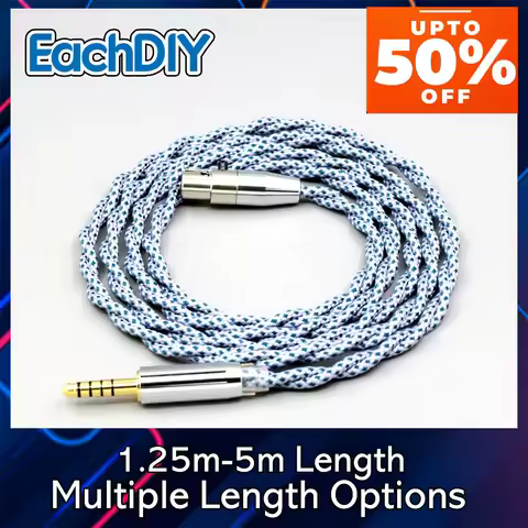 OCC Shielding Pure 99% Silver Mix Graphene Earphone Cable For AKG Q701 K702 K271 K272 K240 K141 K712