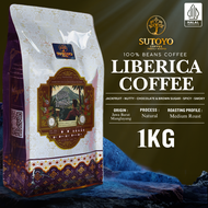 [DARK ROAST] KOPI LIBERICA 1 KILOGRAM (KG) |OILY|CAFOIL|BERMINYAK | SINGLE ORIGIN - BIJI |  BIJI BUB