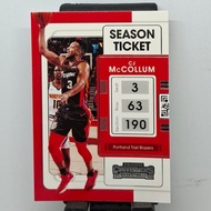Set of 4 Cards Contenders 2021 22 CJ McCollum John Wall Seth Curry Hield Panini NBA Card
