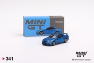 Mini GT  (1:64)  Nissan Skyline GT-R (R34) V-Spec II Bayside Blue  No.341