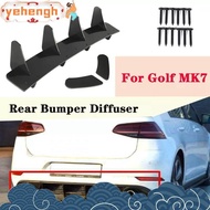 Car Rear Bumper Lip Diffuser Spoiler Splitter for Golf 7 yehengh