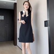 Designer dress, middle-aged dress, beautiful elastic material Guangzhou women's DR Fashion size Sml xlxl