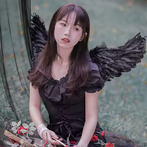 Angel Wings White Black Feather Wings Adult Children Birthday Gift Cosplay Wing Stage Show Halloween
