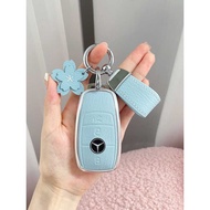 Suitable for Mercedes-Benz E3L Key Cover E-Class Genuine Leather Girls GLE/EQC High-End Feeling C260