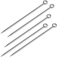 Stainless Steel Martini Cocktail Pick Food Skewer (Pack of 5)
