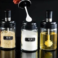 [LS] 1/2/4pcs Glass Condiment Bottle Spice Seasoning Bottle Kitchen Storage Dispensers [VN]