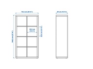 IKEA KALLAX Shelving Unit White