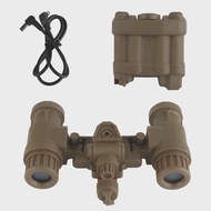 หมวกนิรภัยทางยุทธวิธี รุ่นจำลอง NVG AN-PVS31 แว่นมองกลางคืน อุปกรณ์ประกอบฉากสำหรับการล่าสัตว์และคอสเ