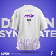 [1 Side Only] Mockup Baju Oversized | Cotton Mockup | Mockup Tshirt High Quality Photoshop V4