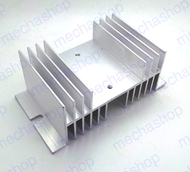 ฮีตซิงค์ระบายความร้อน อลูมิเนียมระบายความร้อน โซลิดสเตตรีเลย์ W shape Aluminum Single Phase Solid State Relay SSR Heat Sink Heat Dissipation from 10A-40A
