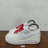 sepatu second ori nike af1 white red size 36
