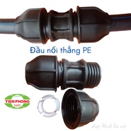 Pioneer HDPE straight connector for clean water systems - Accessories D20,D25,D32,D40.D50,D63