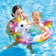 [Yilin Fashion] INTEX Water Knight Unicorn Swimming Ring Recommended For 3-4 Years Old 59570 (Final 