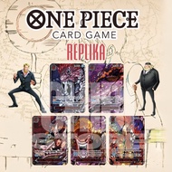 REPLIKA TCG One Piece FIVE ELDERS GOROSEI OP13 Alternate Art Card COMPLETE HOLOGRAM REPLICA ENGLISH 