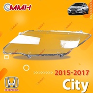 Honda City GM6 2015-2017 เลนส์ไฟหน้า ฝาครอบไฟหน้า ไฟหน้ารถยนต์ ไฟหน้าสําหรับ ฝาครอบไฟหน้าตรงรุ่น ฝาค