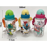 EPLAS KIDS BPA Free 500ml Water Bottle With Straw & Strip/Water Tumbler/Botol Air Kanak-Kanak