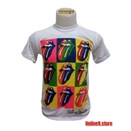 Baju rolling stones lidah 9 tag usa